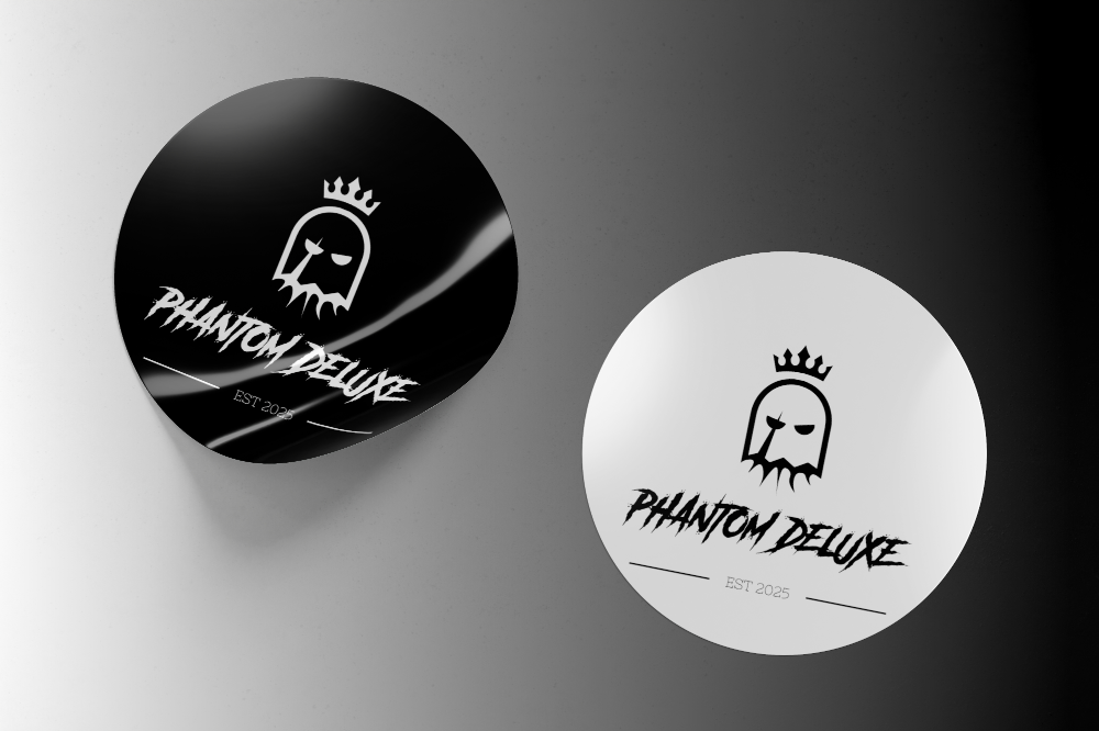 Mockup Stickers Phantom