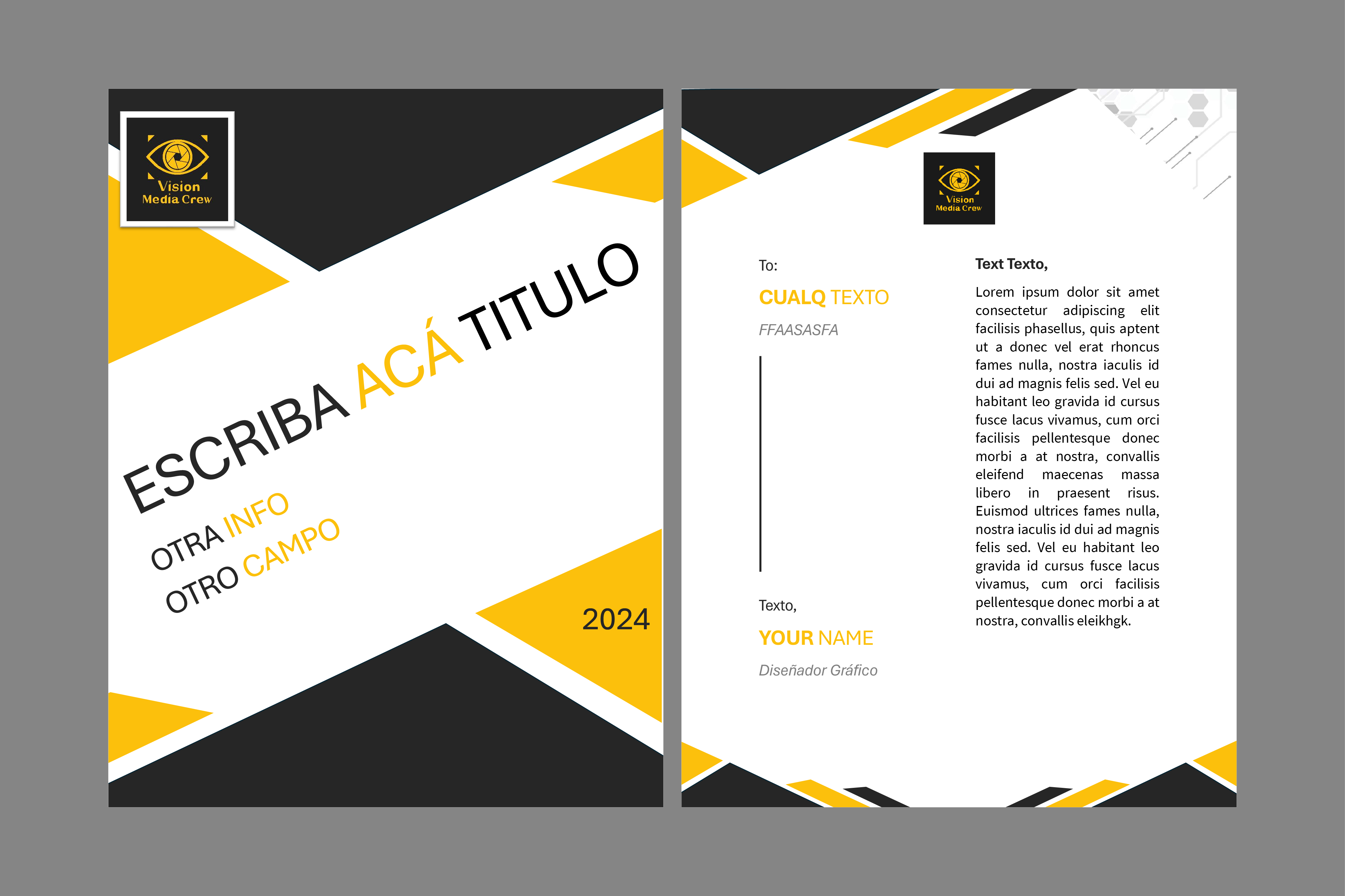 Mockup Tarjeta de Presentacion Vision